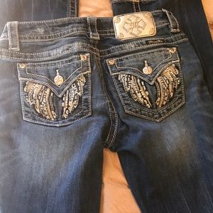 Miss me standard boot cut jeans 26 waist 33 inseam